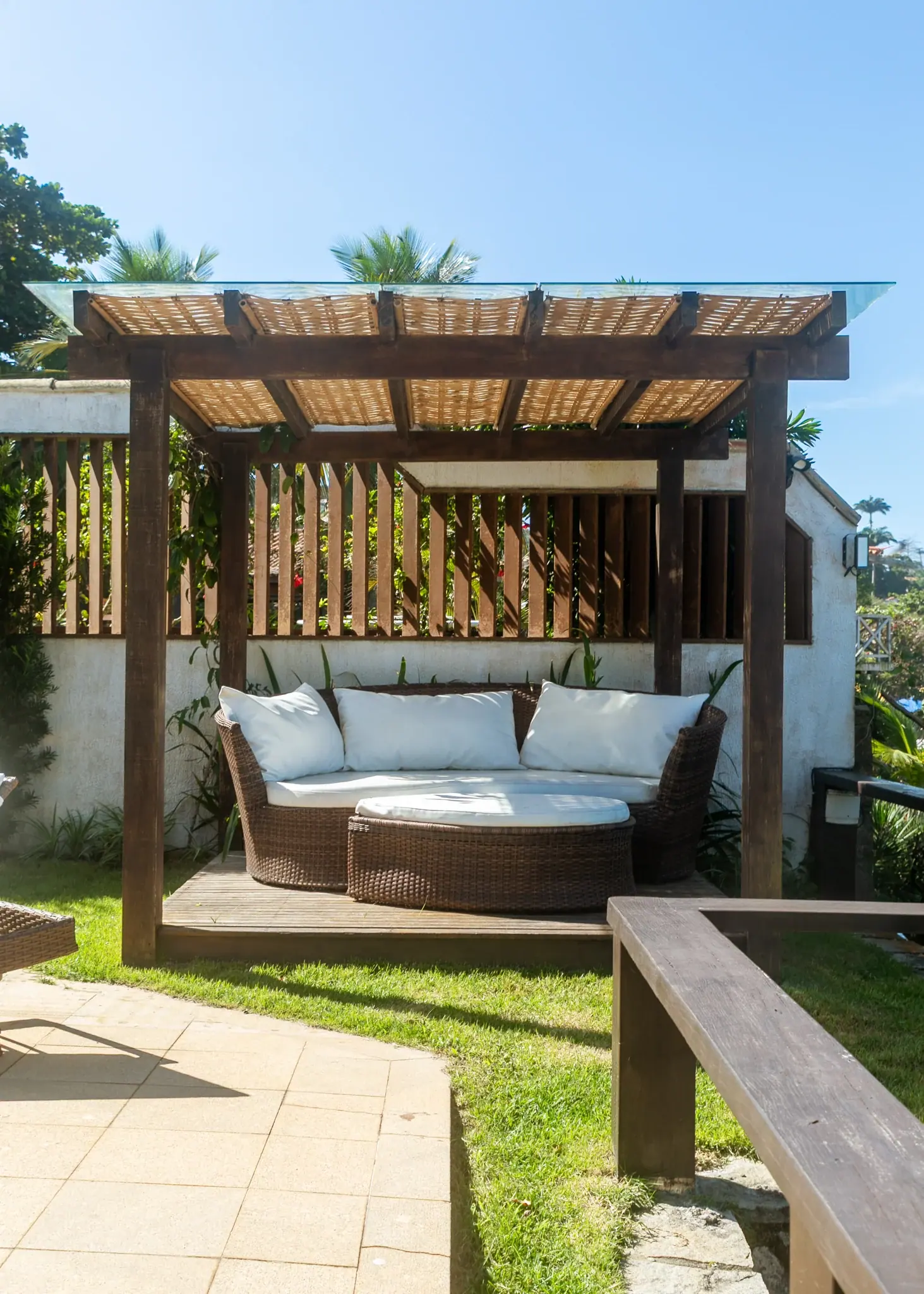 Sombra no gazebo